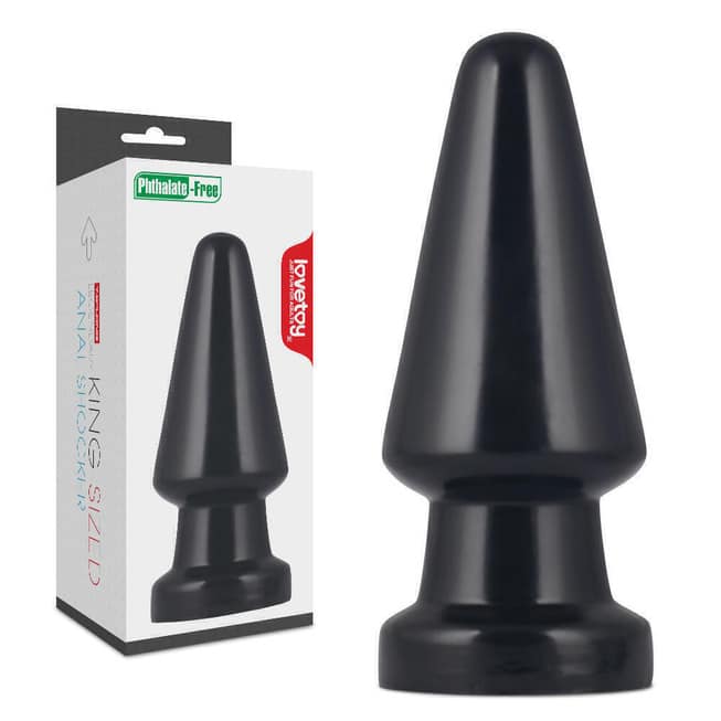 LoveToys King Anal Shocker Đen Lớn 19cm