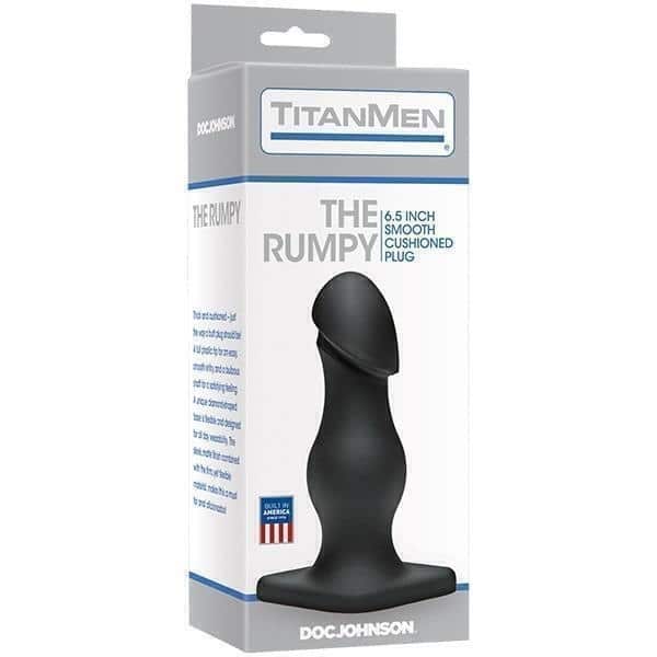 TitanMen Rumpy Plug Hậu Đen 15cm Lớn An Toàn Đỉnh