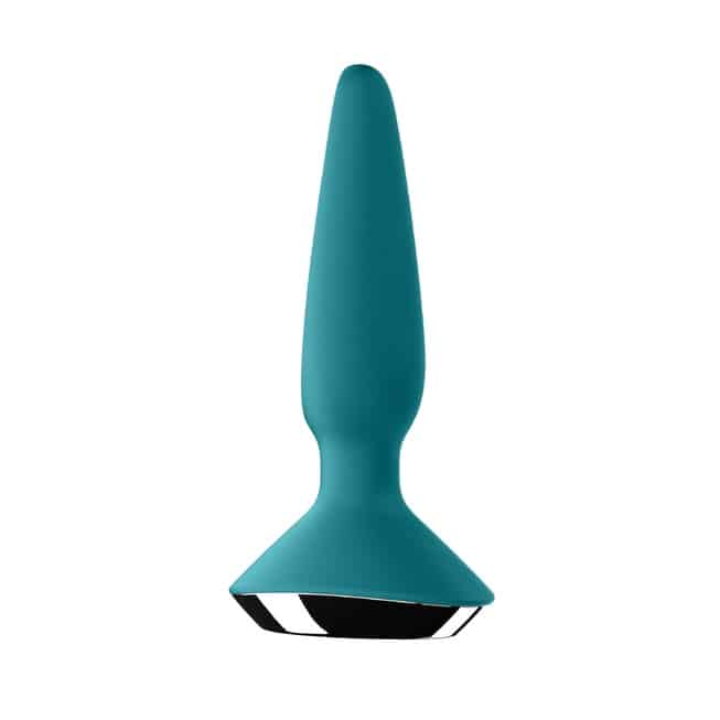 Satisfyer Plug-ilicious 1 Xanh Rung App Xuyên Thấu