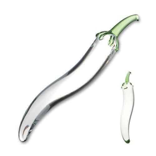 Ớt Kính Glas 18cm Trong Gợi Cảm Điểm G Cháy Bỏng