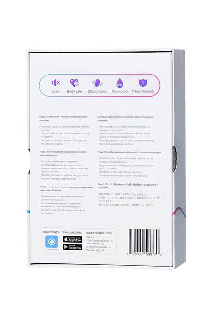 Lovense Edge 2 Prostate Massager Đen App Điều Khiển