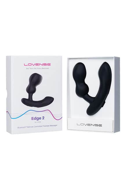 Lovense Edge 2 Prostate Massager Đen App Điều Khiển
