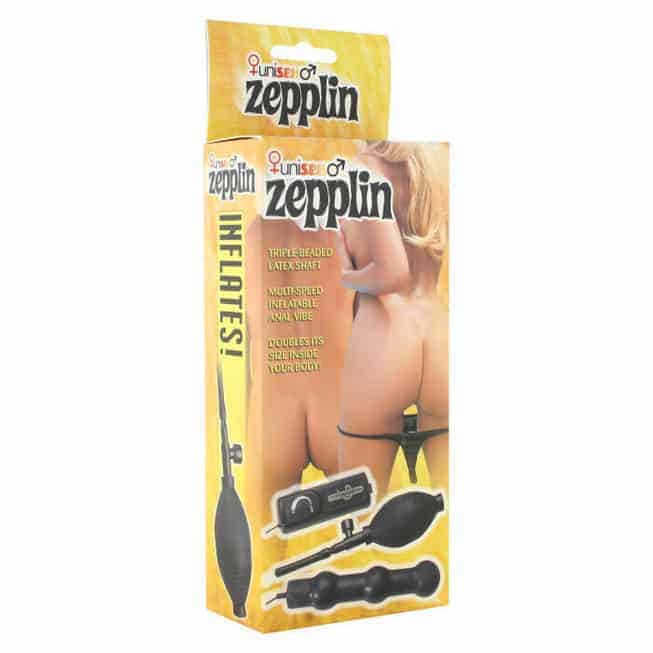 Plug Zepplin Phồng Rung 18cm Bơm Nở Mạnh Mẽ Bùng Nổ