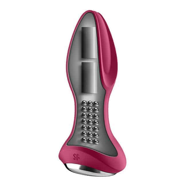 Satisfyer Rotator Plug 2+ Đỏ Berry Xoay Rimming