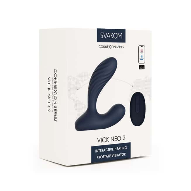 Svakom Vick Neo 2 Prostate Rung Nóng Xanh Dương