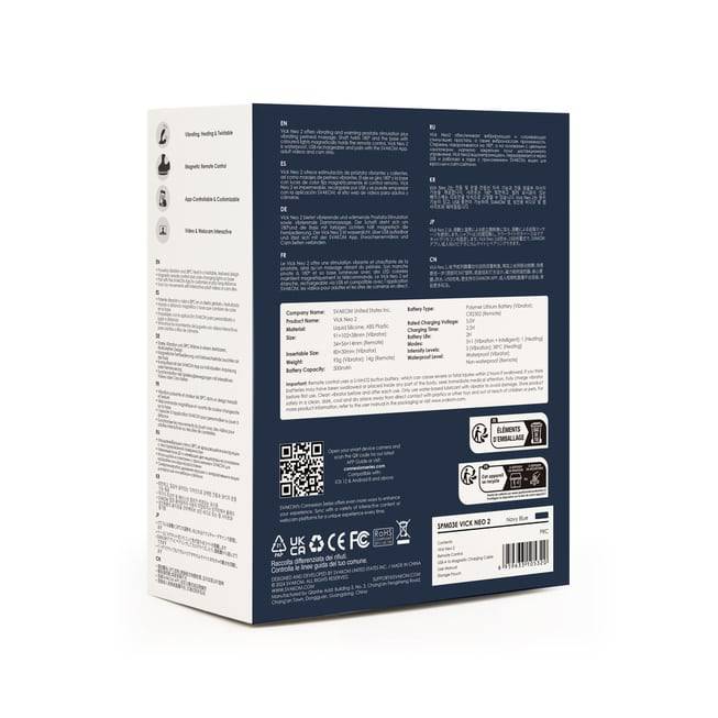 Svakom Vick Neo 2 Xanh Prostate Rung Nóng Cao Cấp
