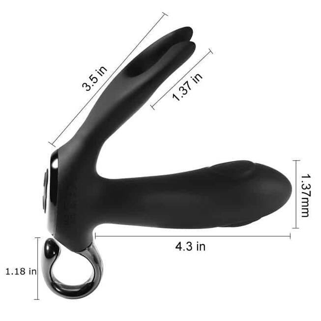 Secwell Bump Orgasm Prostate Remote Rung Đỉnh Cao Nam