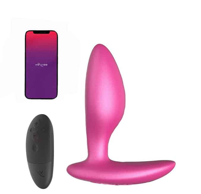 We-Vibe Ditto+ plug hậu môn hồng remote app đôi lứa