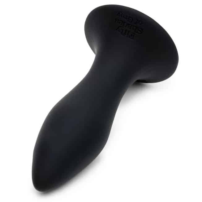 Fifty Shades Plug Rung Đít Đen 11.5cm Mềm Mịn