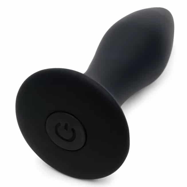 Fifty Shades Plug Rung Đít Đen 11.5cm Mềm Mịn