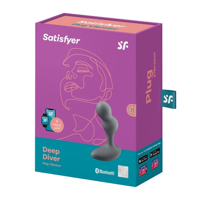 Satisfyer Deep Diver Plug Âm Đạo Rung App