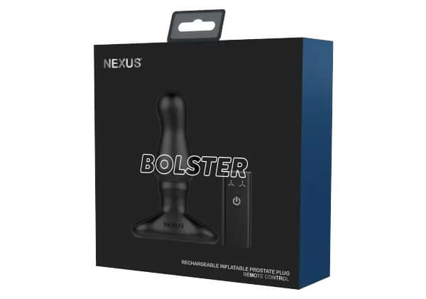 Plug Hậu Môn Nexus Bolster Đen Mở Rộng App Rung Cực Mạnh