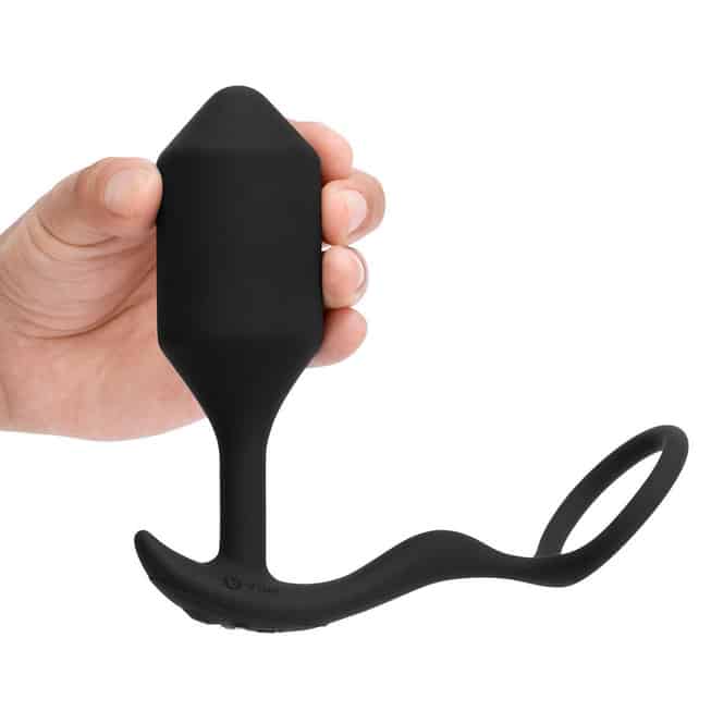 b-Vibe Snug Tug XL Plug Rung Vòng Đen Khoái Lạc Đỉnh