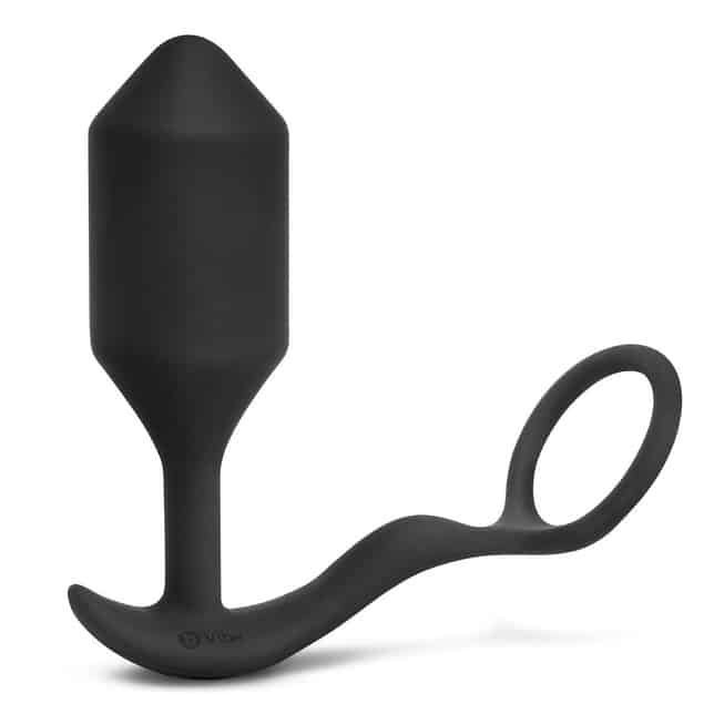 b-Vibe Snug Tug XL Plug Rung Vòng Đen Khoái Lạc Đỉnh