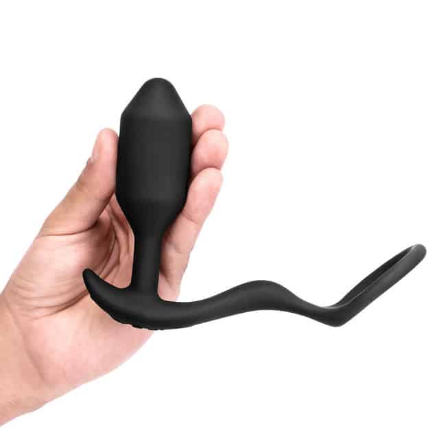 Plug Rung b-Vibe Snug Tug Đen Kéo Siết Thăng Hoa