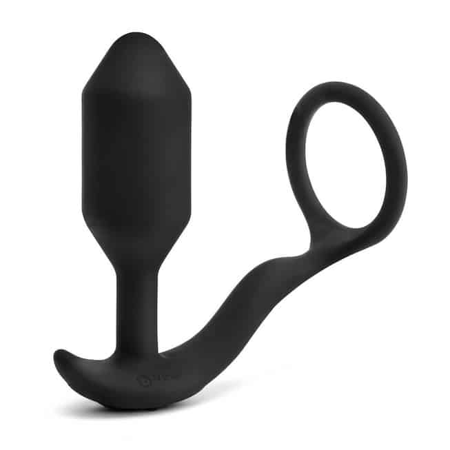 Plug Rung b-Vibe Snug Tug Đen Kéo Siết Thăng Hoa