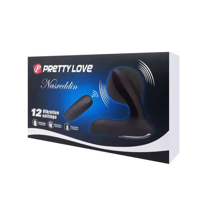 Pretty Love Nasreddin Prostate Nở Rung Đ遥控 Đen