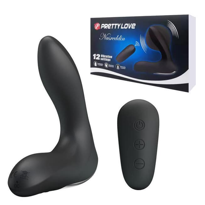 Pretty Love Nasreddin Prostate Nở Rung Đ遥控 Đen