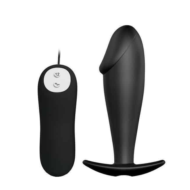 Plug Đít Pretty Love Đen Rung Từ Xa