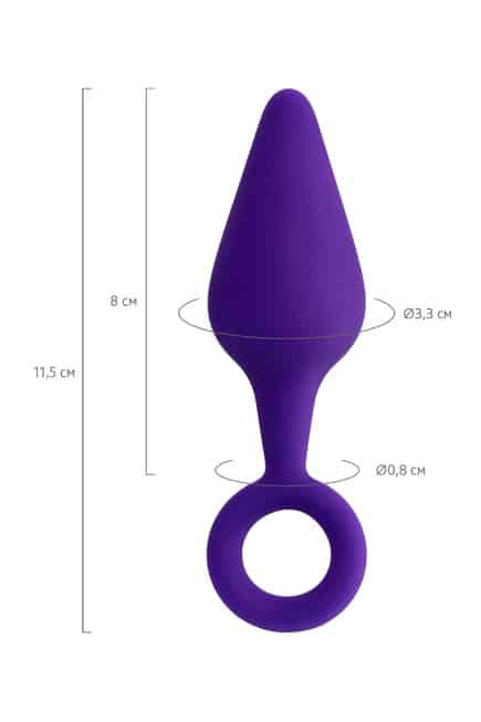 Toyfa ToDo Plug Tím Bung 3.3cm Hậu Môn Dễ Chơi
