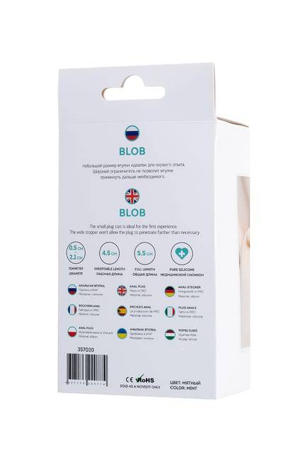 Toyfa ToDo Blob Plug Xanh Ngọc Beginner 5.5cm Lý Tưởng