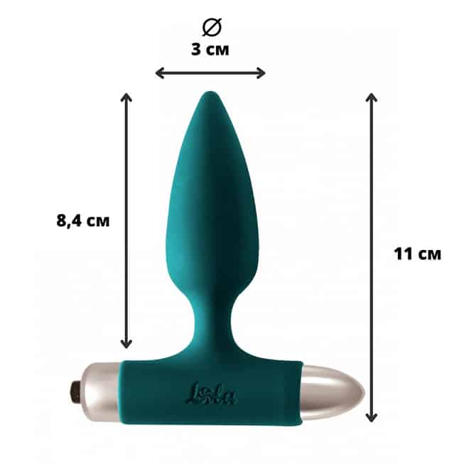 Lola Glory Vibro Plug Xanh 3cm Sướng Điên Cuồng