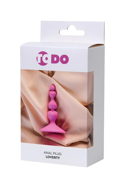 Toyfa Loverty Plug Hồng Fuchsia Tim Dễ Chịu Nhẹ Nhàng