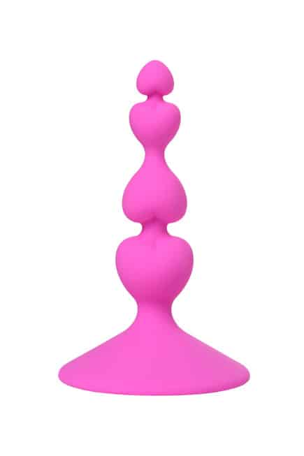 Toyfa Loverty Plug Hồng Fuchsia Tim Dễ Chịu Nhẹ Nhàng