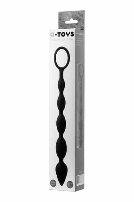 Chuỗi Hậu Môn Toyfa M Đen 27cm Silicone Tăng Dần Sướng