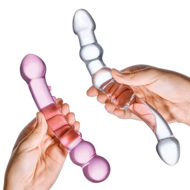 Bộ 2 Đồ Chơi Glas Đôi 15-19cm Hồng Trong