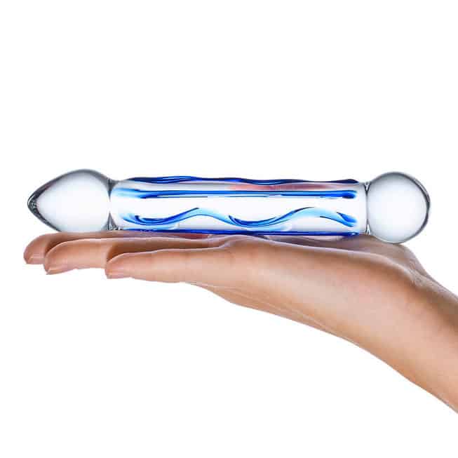 Stimulator Xanh 17cm Gợn Sóng Kích Thích Mãnh Liệt