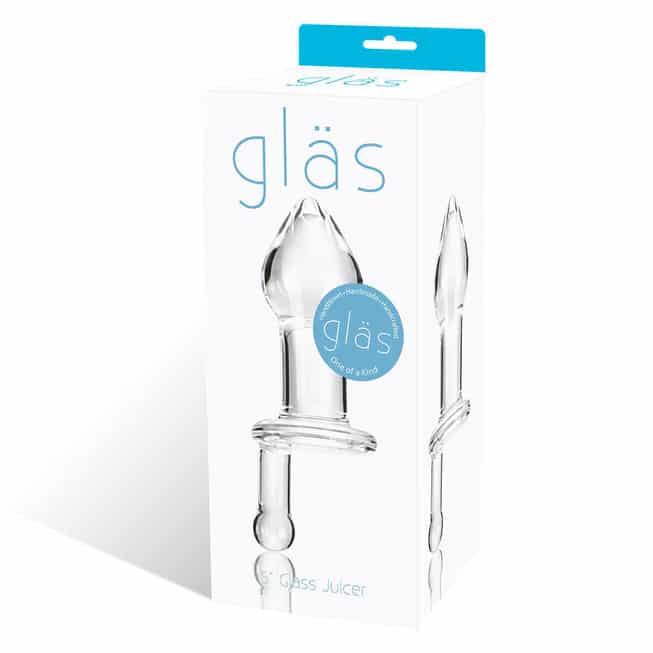 Plug Anal Glas Thủy Tinh Trong 12cm Lấp Lánh Kích Thích Tột Độ