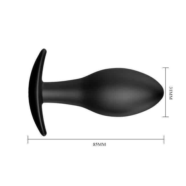 Pretty Love Plug Anal Đen Unisex Kích Thích Mạnh