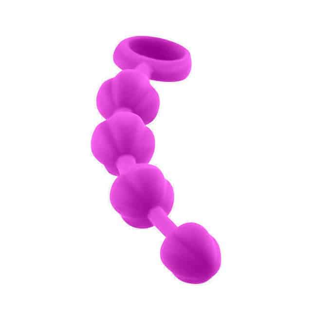Chuỗi hạt hậu môn Pretty Love Beads hồng tăng khoái cảm