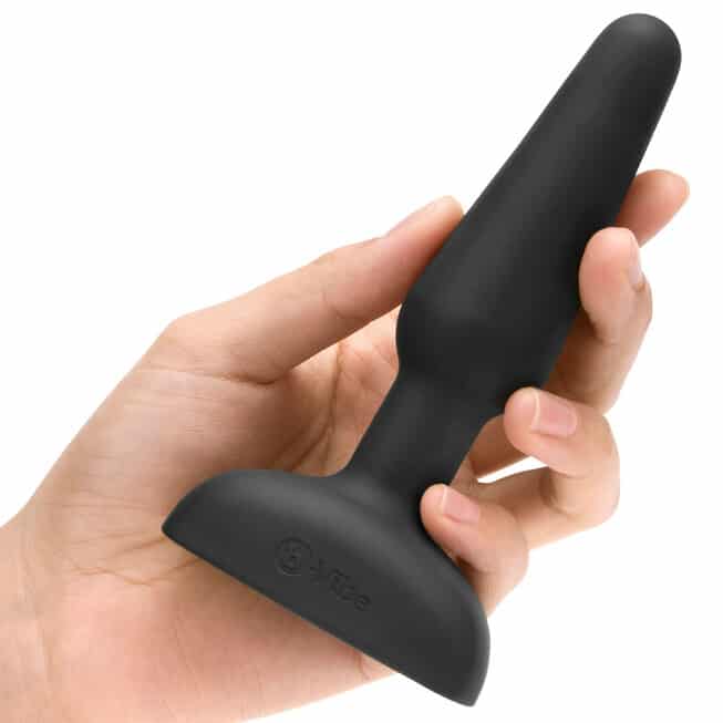 b-Vibe Trio Plug Đen Remote Rung Hậu Môn Điên
