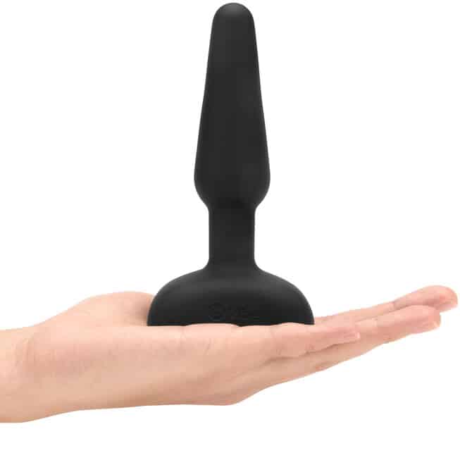 b-Vibe Trio Plug Đen Remote Rung Hậu Môn Điên