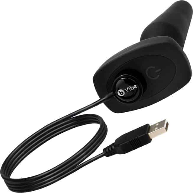 b-Vibe Trio Plug Đen Remote Rung Hậu Môn Điên