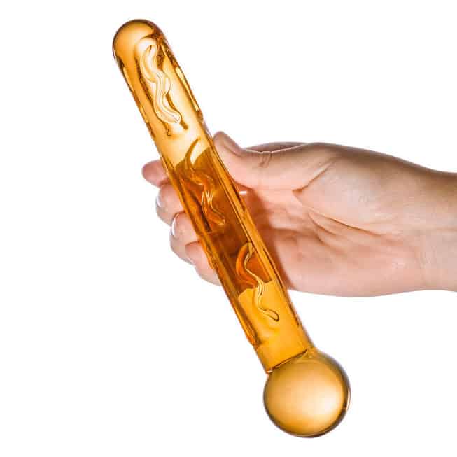 Glas Tickler Kính Cam 18cm Kích Thích Mãnh Liệt