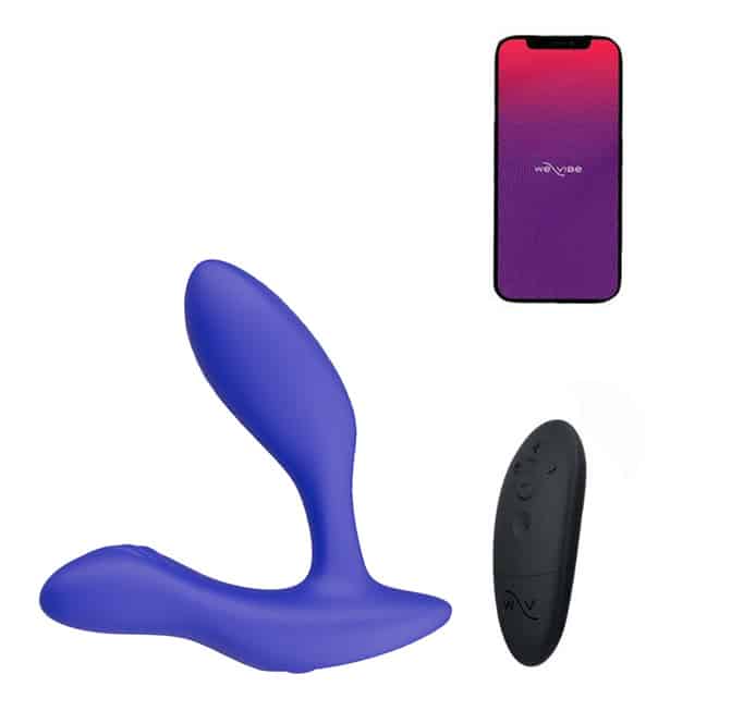We-Vibe Vector+ Massage Tiền Liệt Siêu Rung Xanh