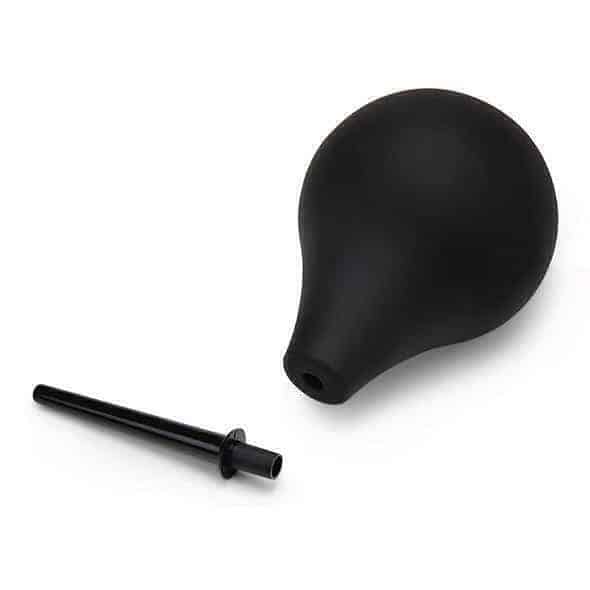b-Vibe Enema Đen Silicone Rửa Hậu Môn An Toàn Tiện