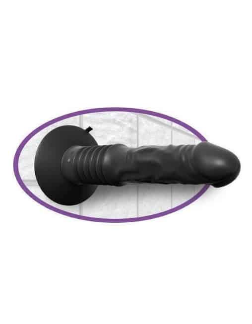 Pipedream Ass Fucker Đen Dao Động Ma Sát Anus