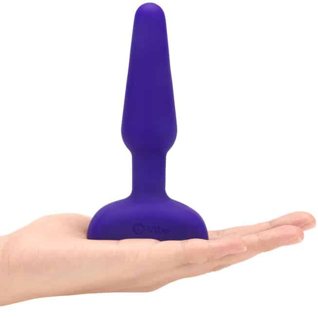 Plug b-Vibe Trio Tím Rung Remote 3 Motor