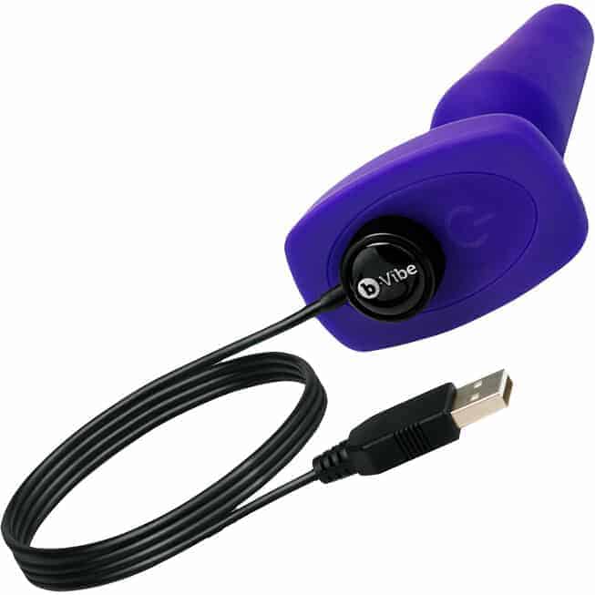 Plug b-Vibe Trio Tím Rung Remote 3 Motor