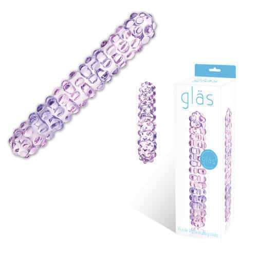 Nubby Glas Kính 17.5cm Sần Hồng Tím Mịn Đỉnh