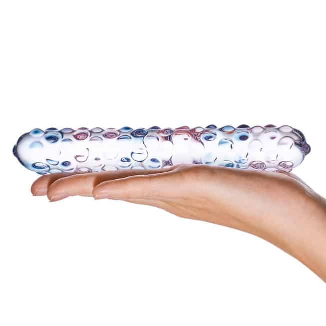 Nubby Glas Kính 17.5cm Sần Hồng Tím Mịn Đỉnh