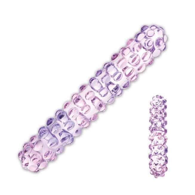 Nubby Glas Kính 17.5cm Sần Hồng Tím Mịn Đỉnh