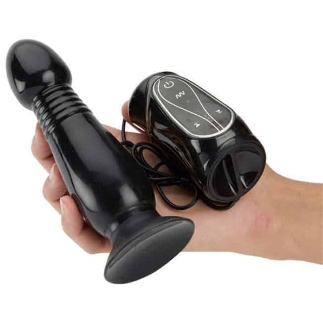 Plug Anal Rung Remote Orion Pusher Đen Khoái Lạc Đức Siêu Mạnh