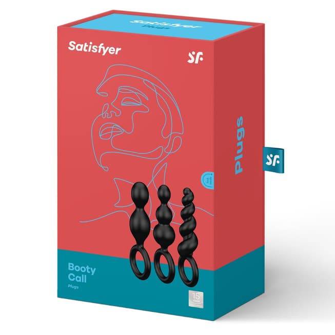 Satisfyer Booty Call 3 Nút Thả Trơn An Toàn
