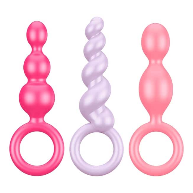 Plug Sau Satisfyer Booty Call 3pc Đa Màu