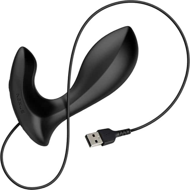 Nexus Duo Plug Hậu Medium Đen Rung Remote Đa Chế Độ
